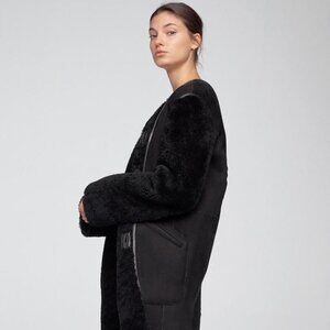 BLYTH REVERSIBLE SHEARLING LINER JACKET